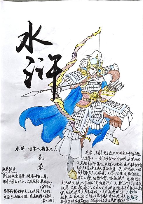 “名著人物我來繪”優秀作品展